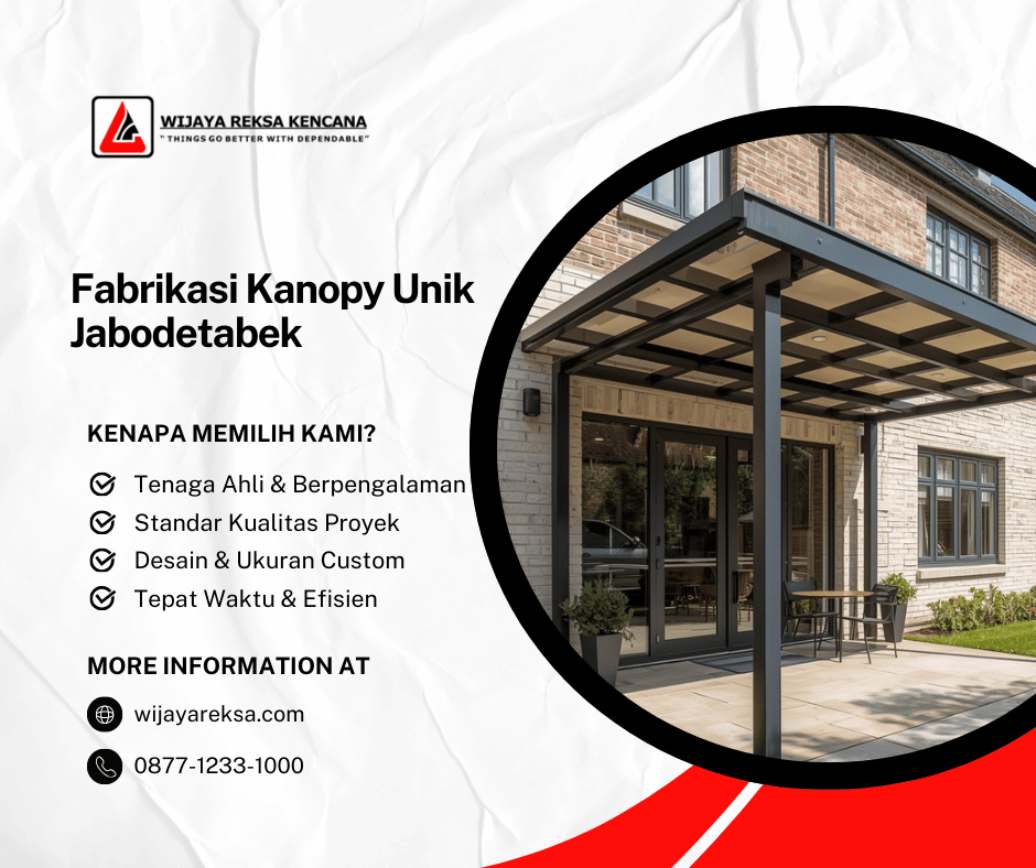 Fabrikasi Kanopy Unik Jabodetabek